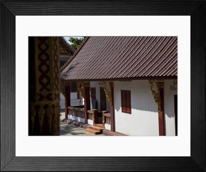 Framed Print : Luang Prabang Temple Framed Print : Luang Prabang Temple