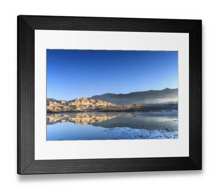 Framed Print : Songzanlin Temple, Ganden Sumtseling Monastery, a Tibetan Buddhist monastery in Zhongdian city( Shangri-La) Framed Print : Songzanlin Temple, Ganden Sumtseling Monastery, a Tibetan Buddhist monastery in Zhongdian city( Shangri-La)
