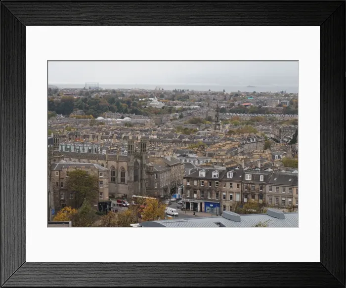 Framed Print : Close Up, Rooftops of Edinburgh, United Kingdom Framed Print : Close Up, Rooftops of Edinburgh, United Kingdom