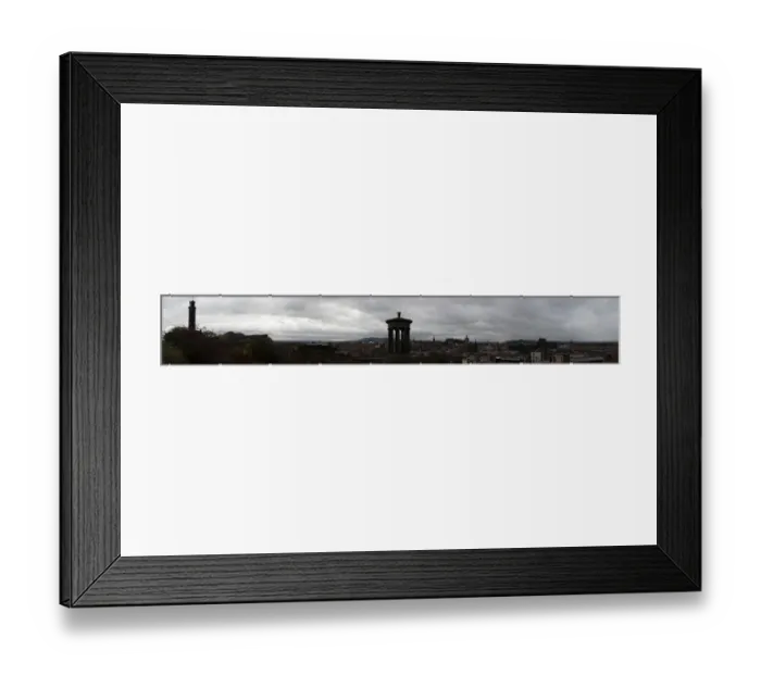 Framed Print : Panorama on Edinburgh, with Monuments, United Kingdom Framed Print : Panorama on Edinburgh, with Monuments, United Kingdom