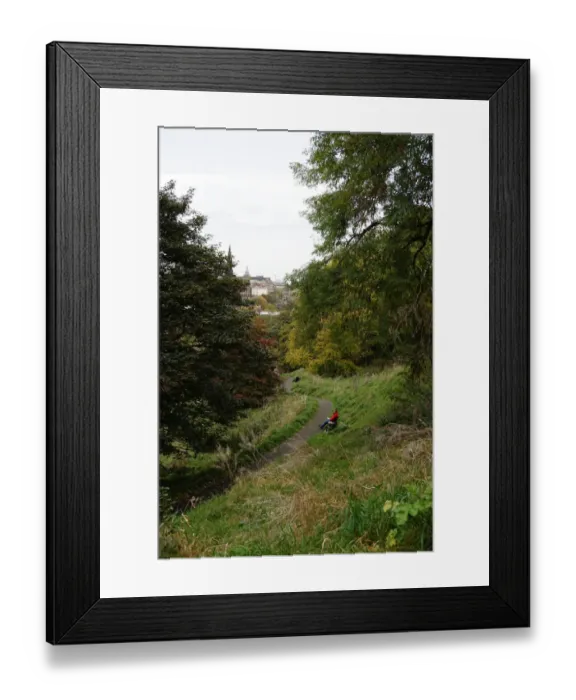 Framed Print : Princes Street Gardens, People, Edinburgh, United Kingdom Framed Print : Princes Street Gardens, People, Edinburgh, United Kingdom