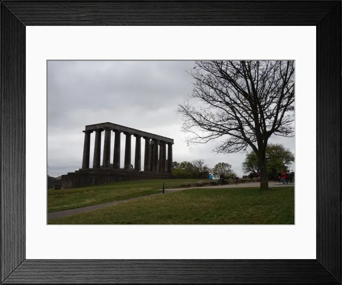 Framed Print : National Monument, Calton Hill, Edingburgh, Scotland, United Kingdom