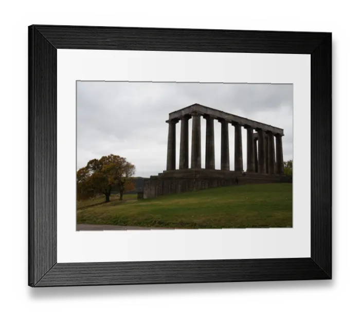 Framed Print : Close up on the National Monument, Edinburgh, Scotland, United Kingdom