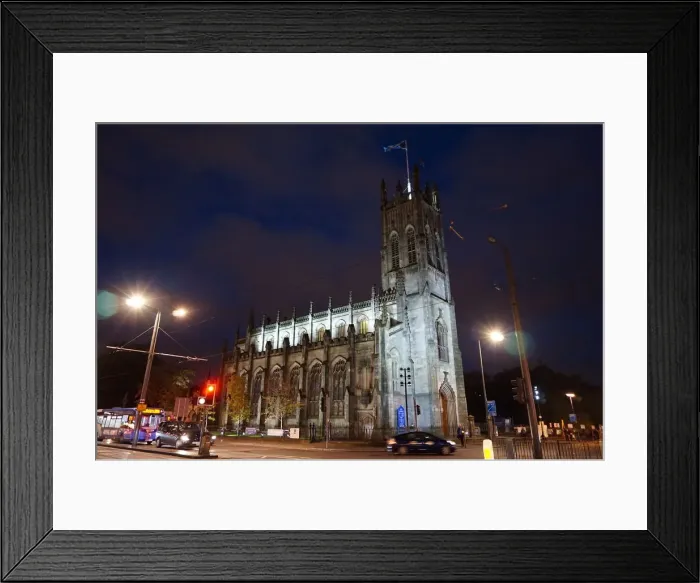 Framed Print : St. Johns Scottish Episcopal Church at night, Edinburgh, United Kingdom Framed Print : St. Johns Scottish Episcopal Church at night, Edinburgh, United Kingdom