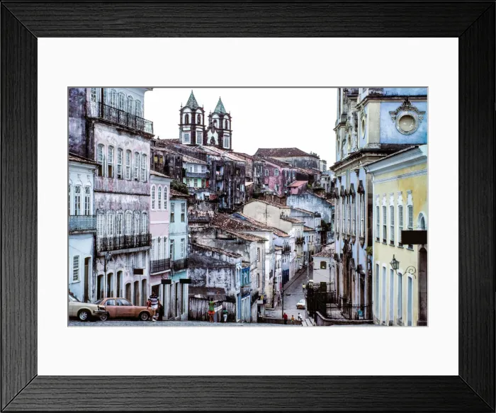 Framed Print : The Pelourinho District of Salvador Framed Print : The Pelourinho District of Salvador