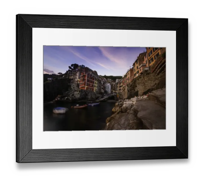 Framed Print : Cinque Terre Sunset