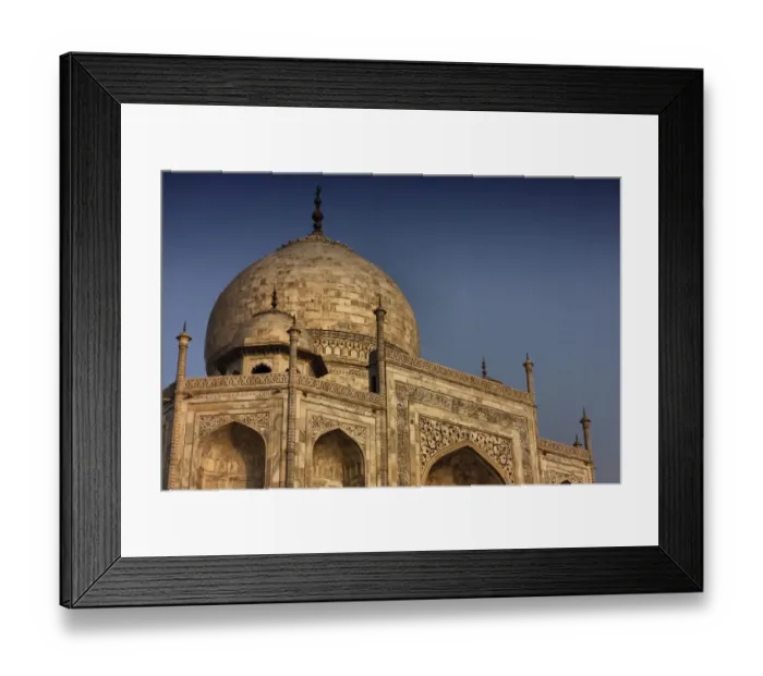 Framed Print : Taj Mahal. An immense mausoleum of white marble, built in Agra between 1631 Framed Print : Taj Mahal. An immense mausoleum of white marble, built in Agra between 1631