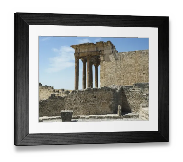 Framed Print : Roma Site in Tunisia Framed Print : Roma Site in Tunisia