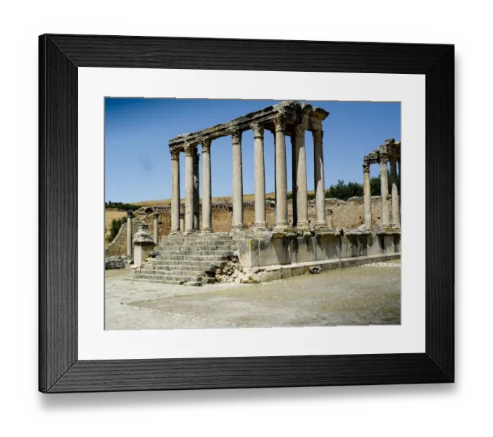 Framed Print : Roma Site in Tunisia Framed Print : Roma Site in Tunisia