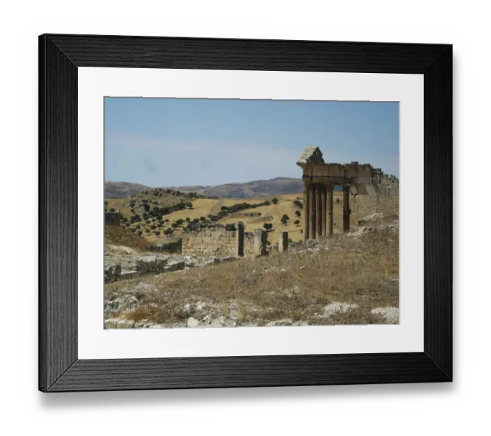 Framed Print : Roma Site in Tunisia Framed Print : Roma Site in Tunisia
