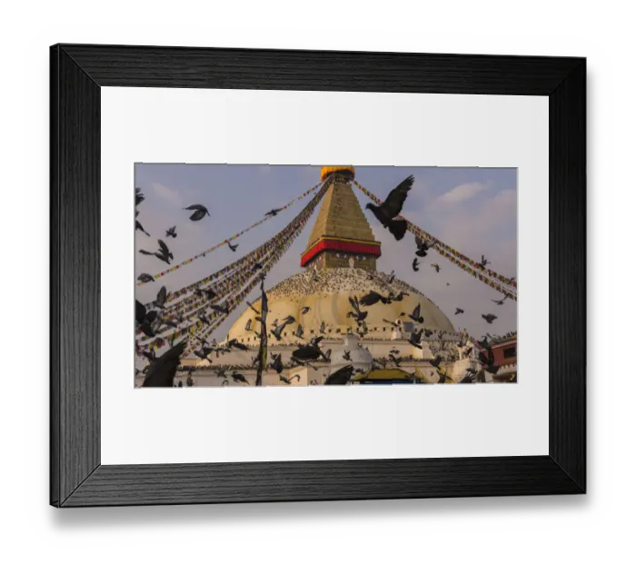 Framed Print : Amazing landmark of Nepal, Boudhanath Stupa Framed Print : Amazing landmark of Nepal, Boudhanath Stupa