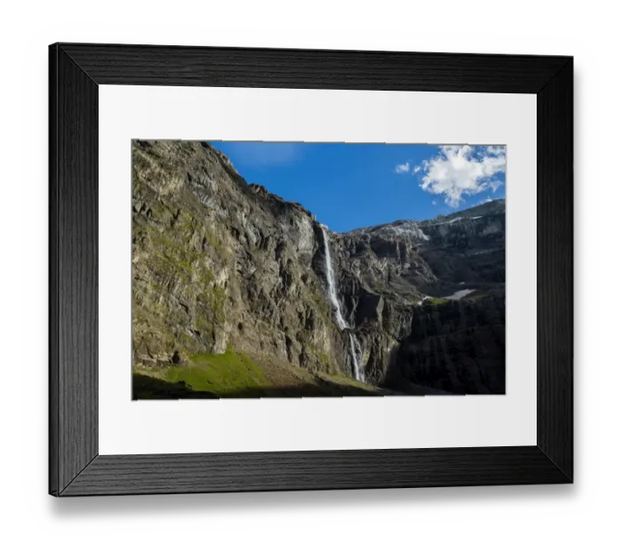 Framed Print : Cirque de Gavarnie, Waterfalls, Hautes Pyrenees, France Framed Print : Cirque de Gavarnie, Waterfalls, Hautes Pyrenees, France