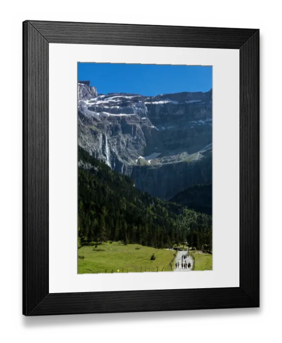 Framed Print : The Cirque Of Gavarnie, Hautes Pyrenees, France Framed Print : The Cirque Of Gavarnie, Hautes Pyrenees, France