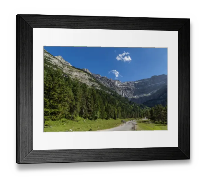 Framed Print : The Cirque Of Gavarnie, Hautes Pyrenees, France Framed Print : The Cirque Of Gavarnie, Hautes Pyrenees, France