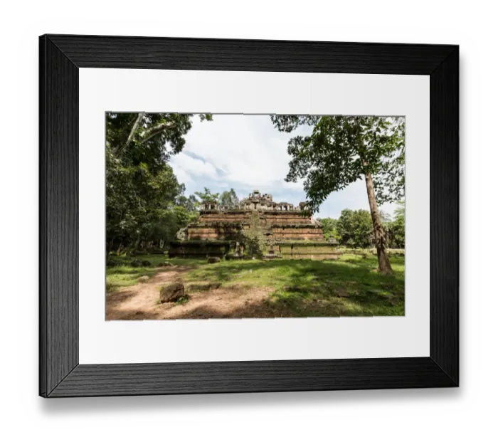 Framed Print : Exterior of Phimeanakas in Angkor, Cambodia Framed Print : Exterior of Phimeanakas in Angkor, Cambodia
