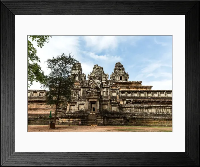 Framed Print : Exterior of Ta Keo in Angkor, Cambodia Framed Print : Exterior of Ta Keo in Angkor, Cambodia