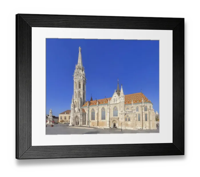 Framed Print : The Matthias Church Framed Print : The Matthias Church