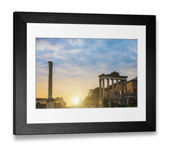 Framed Print : The Roman Forum during the night Framed Print : The Roman Forum during the night