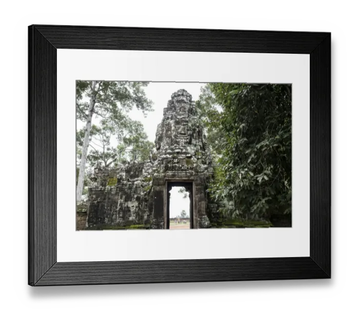 Framed Print : The Gate of Banteay Kdei in Angkor, Cambodia Framed Print : The Gate of Banteay Kdei in Angkor, Cambodia