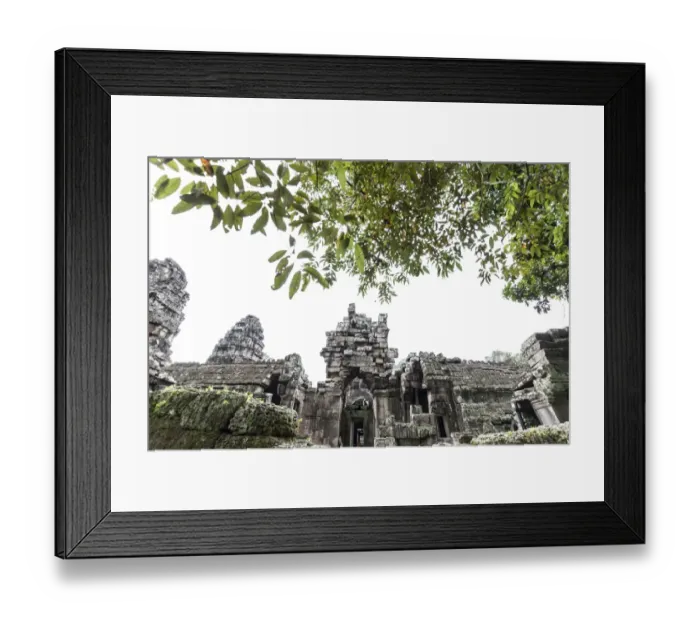 Framed Print : Exterior of Banteay Kdei in Angkor, Cambodia Framed Print : Exterior of Banteay Kdei in Angkor, Cambodia