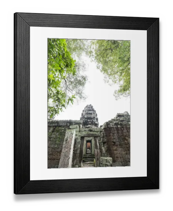 Framed Print : Exterior of Banteay Kdei in Angkor, Cambodia Framed Print : Exterior of Banteay Kdei in Angkor, Cambodia