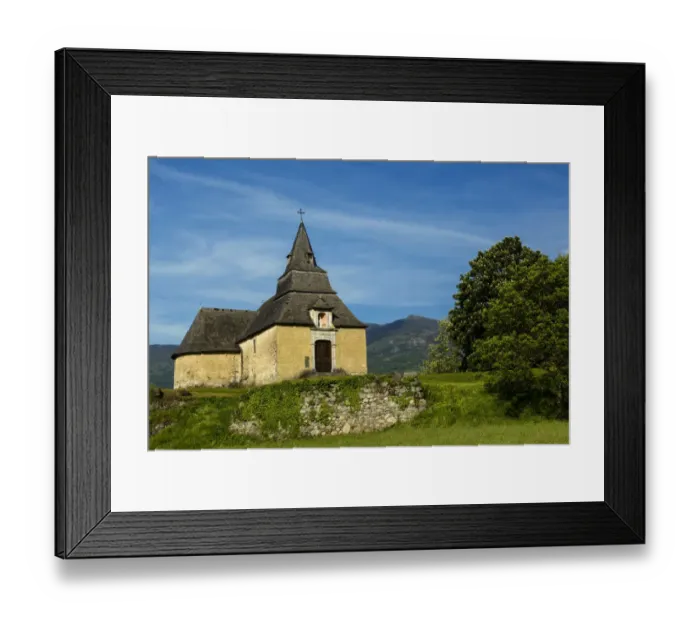 Framed Print : The chapel of Pietat at Saint Savin, Hautes Pyrenees, France Framed Print : The chapel of Pietat at Saint Savin, Hautes Pyrenees, France