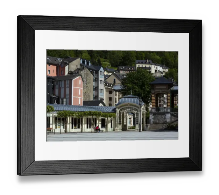 Framed Print : Esplanade des Oeufs, Cauterets, Hautes Pyrenees, France Framed Print : Esplanade des Oeufs, Cauterets, Hautes Pyrenees, France