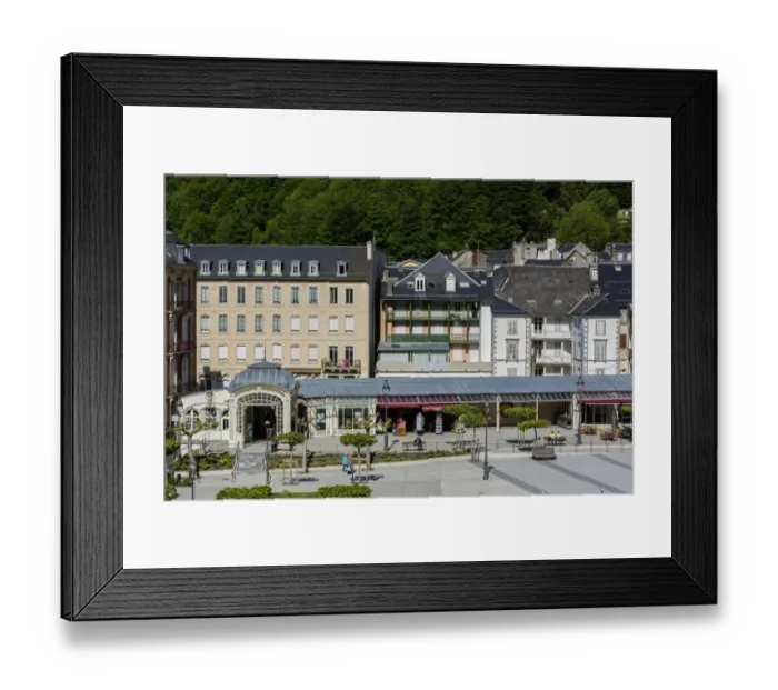 Framed Print : Esplanade des Oeufs, Cauterets, Hautes Pyrenees, France Framed Print : Esplanade des Oeufs, Cauterets, Hautes Pyrenees, France