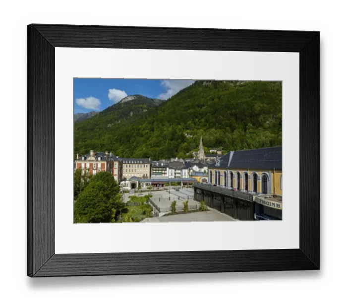 Framed Print : Esplanade des Oeufs, Cauterets, Hautes Pyrenees, France Framed Print : Esplanade des Oeufs, Cauterets, Hautes Pyrenees, France