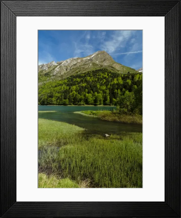 Framed Print : The Lac d Estaing, national park of Pyrenees, Hautes Pyrenees, France Framed Print : The Lac d Estaing, national park of Pyrenees, Hautes Pyrenees, France