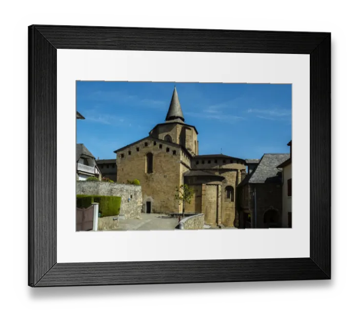 Framed Print : The Church at Saint Savin, Hautes Pyrenees, France Framed Print : The Church at Saint Savin, Hautes Pyrenees, France