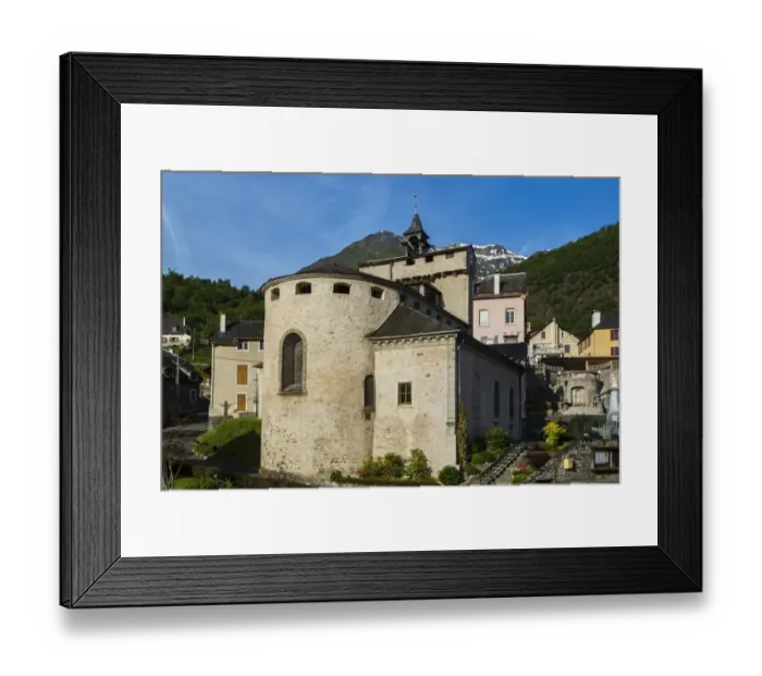 Framed Print : The Church Saint Andre at Soulom, Hautes Pyrenees, France Framed Print : The Church Saint Andre at Soulom, Hautes Pyrenees, France