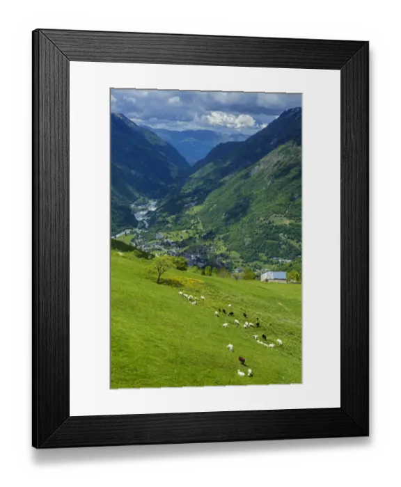 Framed Print : Lyses valley, national park of Pyrenees, Hautes Pyrenees, France Framed Print : Lyses valley, national park of Pyrenees, Hautes Pyrenees, France