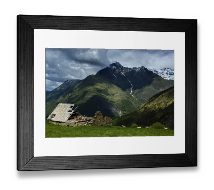 Framed Print : Lyses valley, national park of Pyrenees, Hautes Pyrenees, France Framed Print : Lyses valley, national park of Pyrenees, Hautes Pyrenees, France