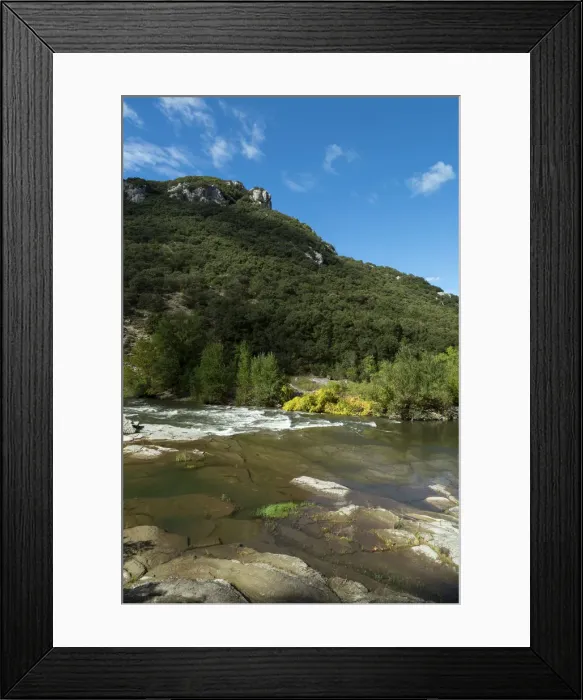 Framed Print : Gorges de l Herault, The National Park Of Cevennes, Languedoc Roussillon, France