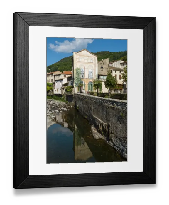 Framed Print : Valleraugue, The National Park Of Cevennes, Languedoc Roussillon, France