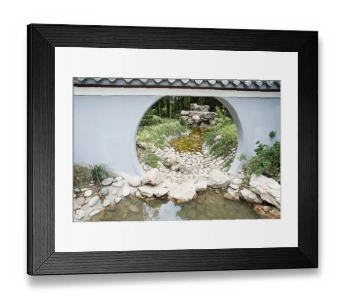 Framed Print : Chinese garden, DuJiangYan, SiChuan, China Framed Print : Chinese garden, DuJiangYan, SiChuan, China