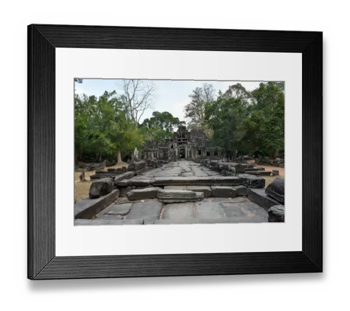 Framed Print : Ancestral slab Banteay Kdei temple Angkor Cambodia Framed Print : Ancestral slab Banteay Kdei temple Angkor Cambodia