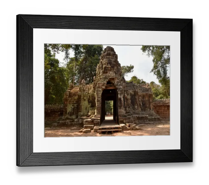 Framed Print : Banteay Kdei porch Angkor Cambodia Framed Print : Banteay Kdei porch Angkor Cambodia