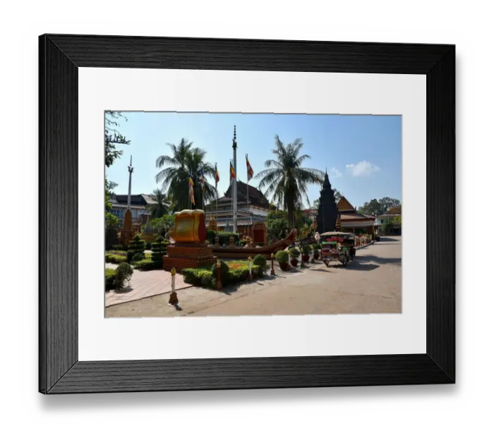 Framed Print : Wat Preah Prom Rath temple Siem Reap Cambodia Framed Print : Wat Preah Prom Rath temple Siem Reap Cambodia