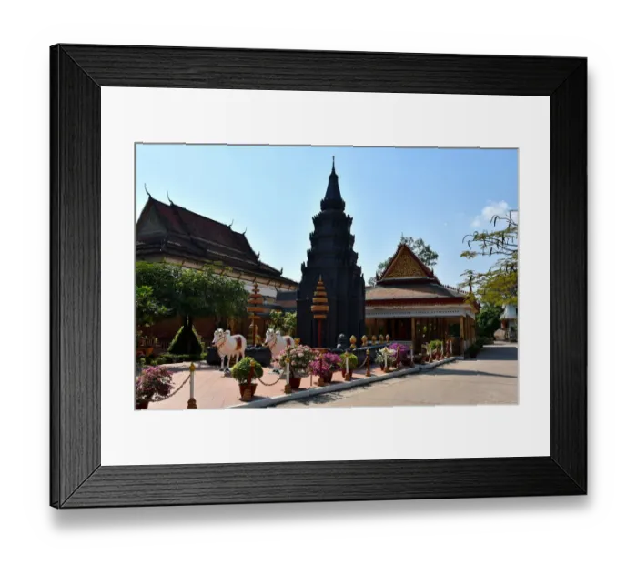 Framed Print : Buddhist temple Wat Preah Prom Rath Siem Reap Cambodia Framed Print : Buddhist temple Wat Preah Prom Rath Siem Reap Cambodia