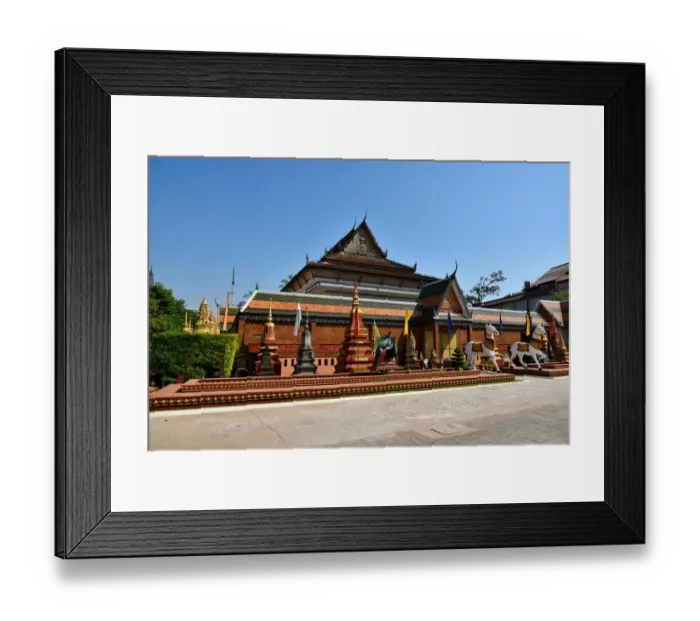 Framed Print : Wat Preah Prom Rath temple Siem Reap Cambodia Framed Print : Wat Preah Prom Rath temple Siem Reap Cambodia