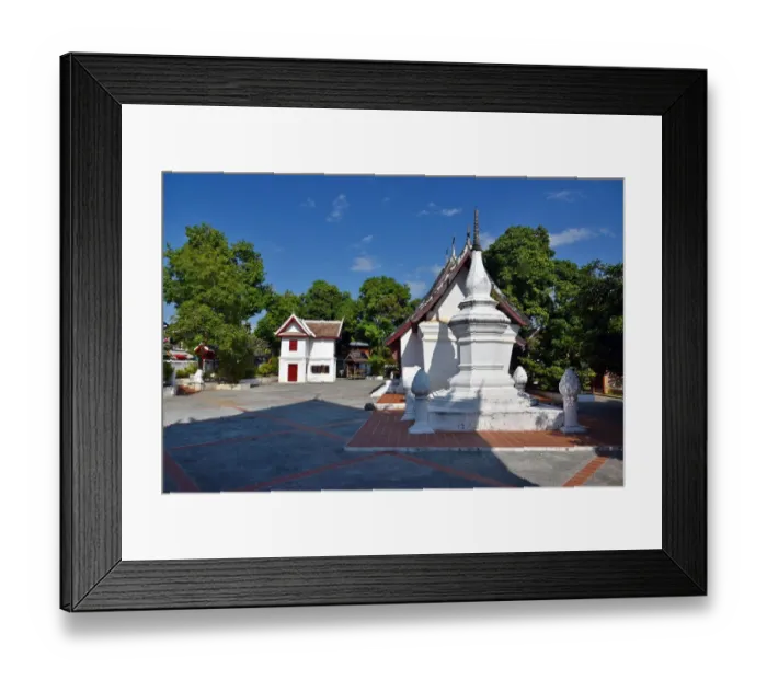Framed Print : Luang prabang temple Laos Asia