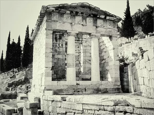 Building at the Archeological Site of Delphi