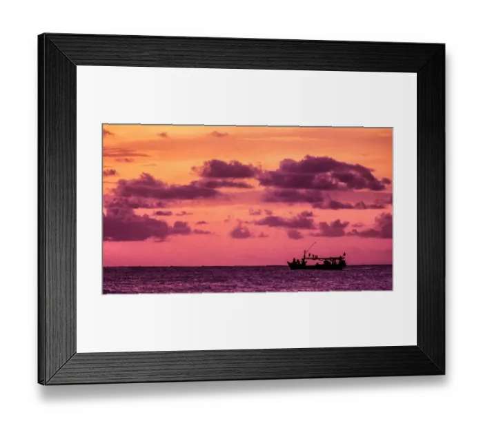 Framed Print : Fishing Boat near Pulau Panaitan Framed Print : Fishing Boat near Pulau Panaitan