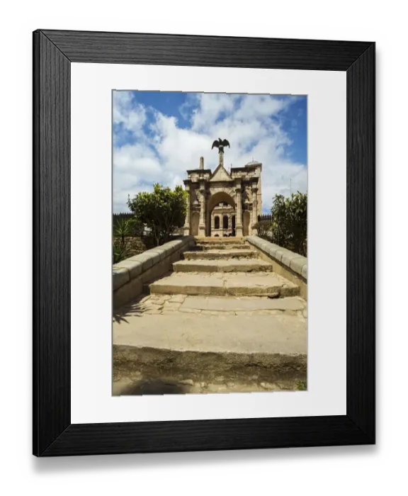 Framed Print : The main gate of the queens palace Rova, upper town, Antananarivo, Madagascar Framed Print : The main gate of the queens palace Rova, upper town, Antananarivo, Madagascar