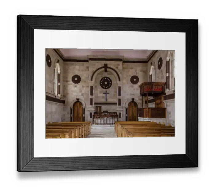 Framed Print : The protestant temple, queens palace Rova, uppertown, Antananarivo, Madagascar