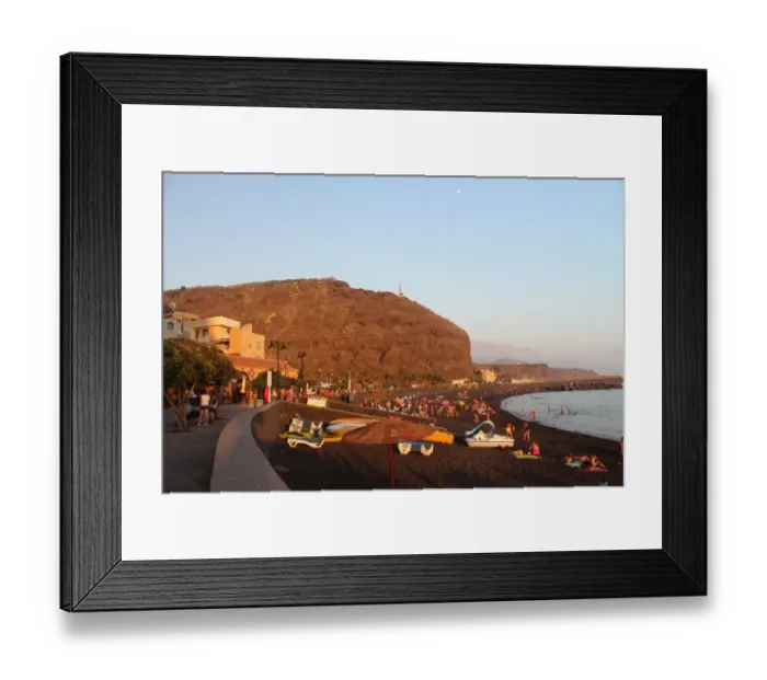 Framed Print : Beach in Tazacorte, La Palma island in Canary islands Framed Print : Beach in Tazacorte, La Palma island in Canary islands