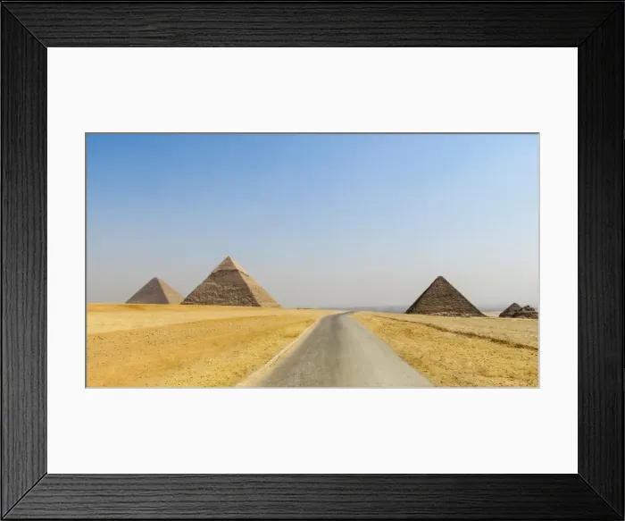 Framed Print : The Pyramids Of Giza, Egypt Framed Print : The Pyramids Of Giza, Egypt