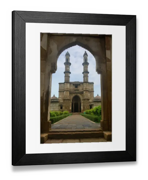 Framed Print : A pair of Minars at Juma Masjid Framed Print : A pair of Minars at Juma Masjid